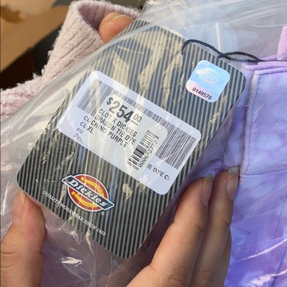 CLOT x Dickies DRAGON TIE DYE CHINO (PURPLE) - Picture 4 of 7